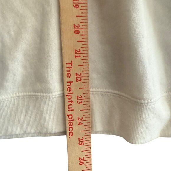 Weekend White Smiley Sun Graphic Sweatshirt S By The Vinyl Icons - Picture 8 of 8